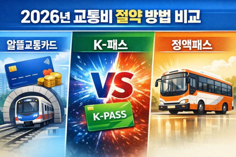 2026년 교통비 절약