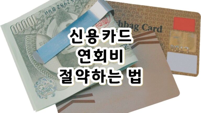 신용카드 연회비