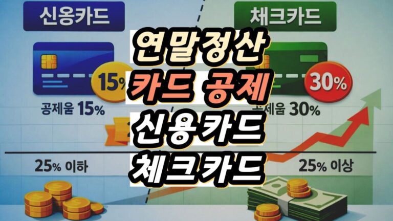 연말정산 카드 공제