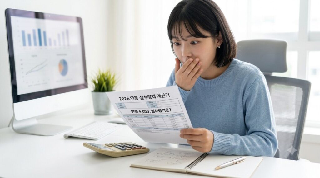 연봉 4000 실수령액 계산, 월급 실수령액 계산기로 한 번에 확인하기 2 Gemini Generated Image sn6fpssn6fpssn6f
