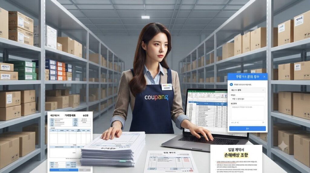 쿠팡 물류센터 화재 보상, 판매자라면 꼭 알아야 할 4가지 대응 매뉴얼 2 Gemini Generated Image 7vszny7vszny7vsz