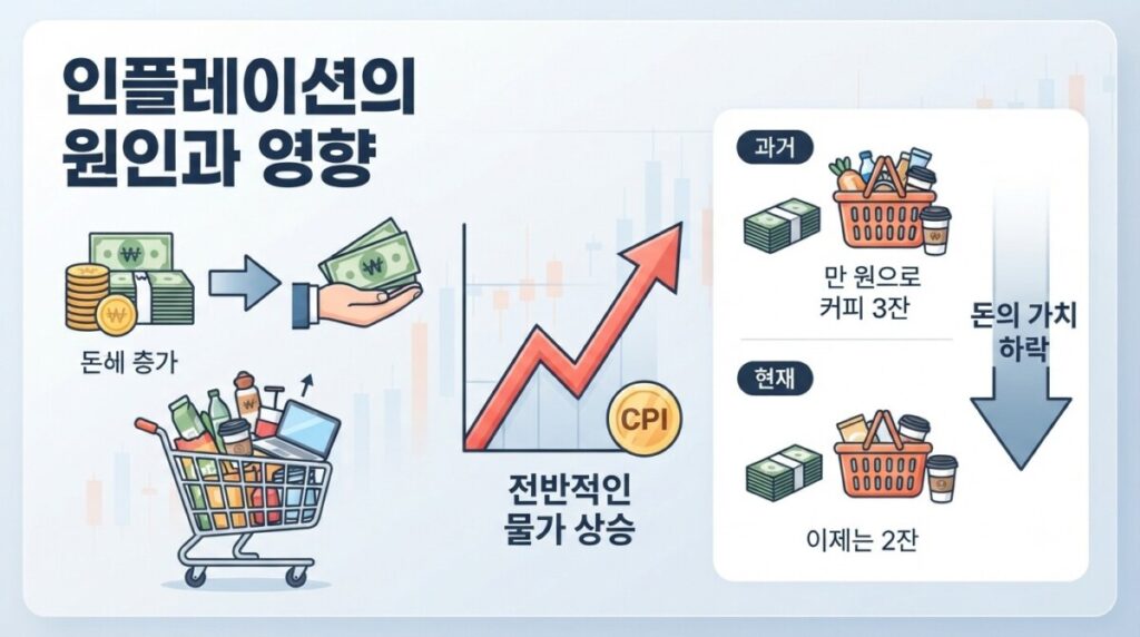 인플레이션 뜻과 스태그플레이션 특징, 고물가 시대 재테크 전략 3가지 2 Gemini Generated Image f2esv7f2esv7f2es