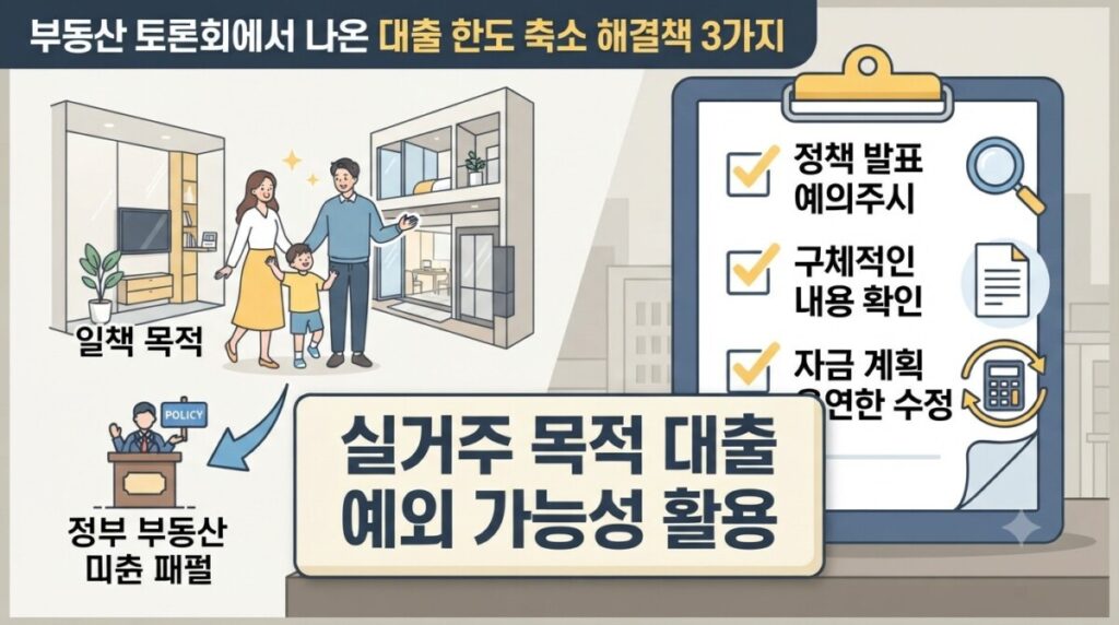 부동산 대출 규제 막혀 잔금 위기? 대출 한도 축소 해결책 3가지 3 Gemini Generated Image fqi00vfqi00vfqi0