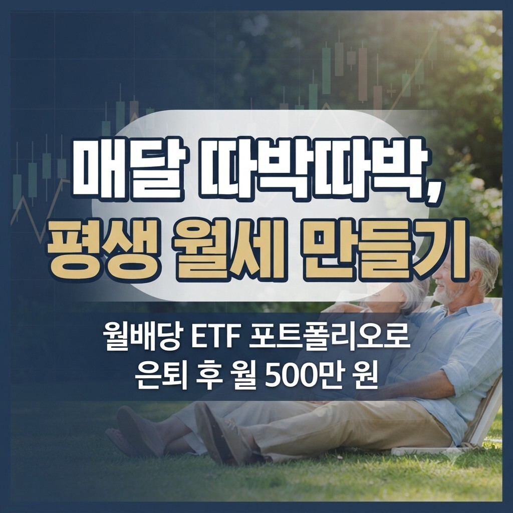 월배당 ETF 포트폴리오로 은퇴 후 월 500만 원 만드는 법 1 월배당 ETF 포트폴리오