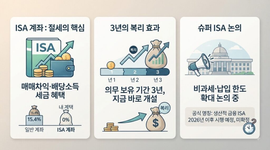 ISA 계좌 ETF 조합 3가지로 노후자금 6억 만드는 법 2 Gemini Generated Image a6jqlta6jqlta6jq