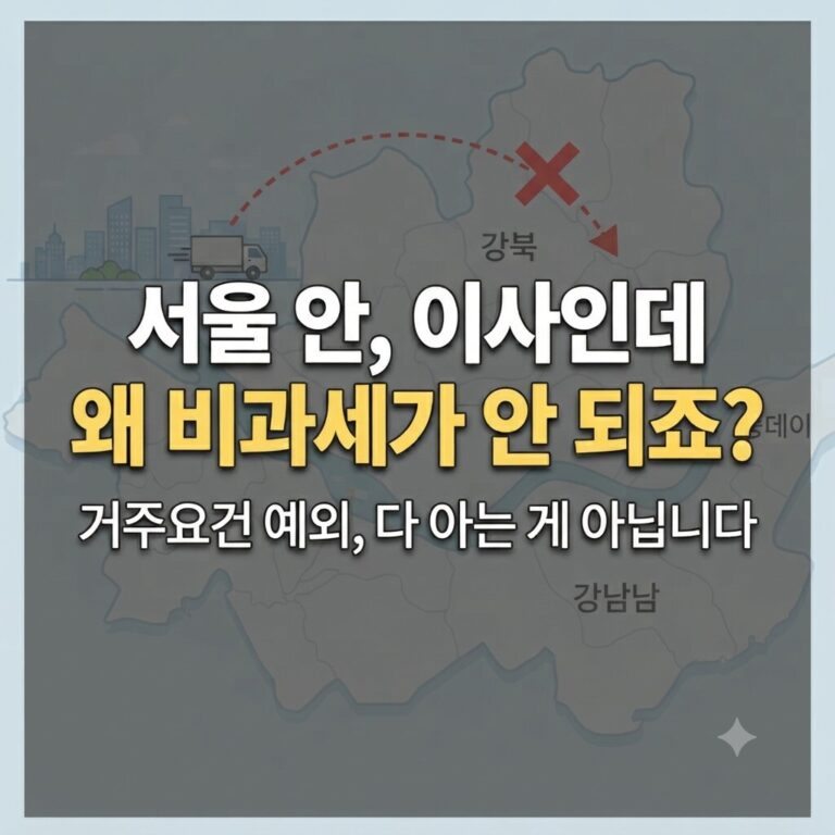 1세대 1주택 비과세 거주요건