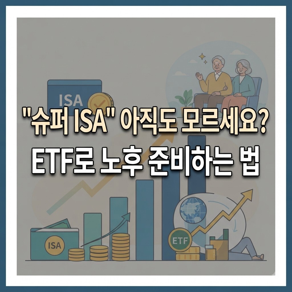 ISA 계좌 ETF 조합 3가지로 노후자금 6억 만드는 법 1 ISA 계좌 ETF